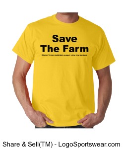 SaveTheFarmSF - Unisex Adult T-shirt Design Zoom